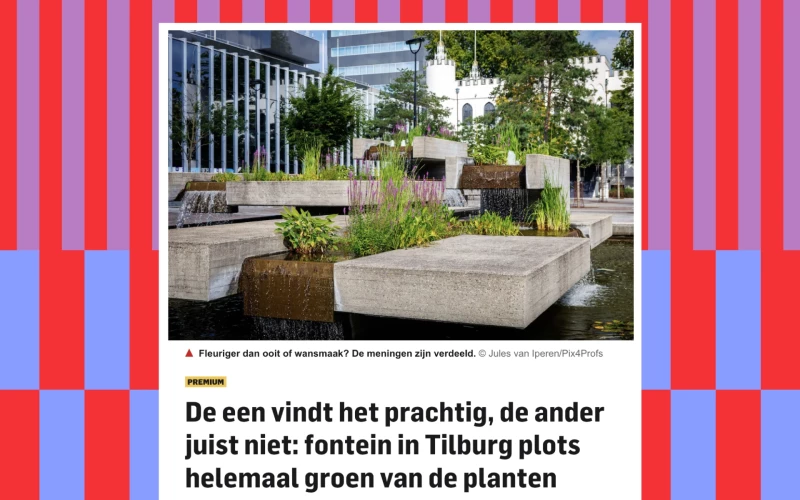 Fontein van Beljon vergroend